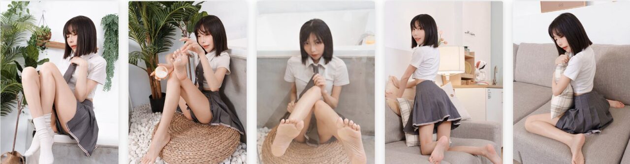 Limerence cotton stockings bare feet model photo set video download | Amateur Lin Ying JK little horse&#39;s sexy bare feet (with video)