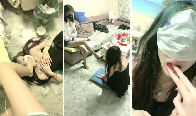 套路直播安琪女s主播恋足女女舔脚调教视频下载 | 女M舔脏鞋臭脚裸足踩