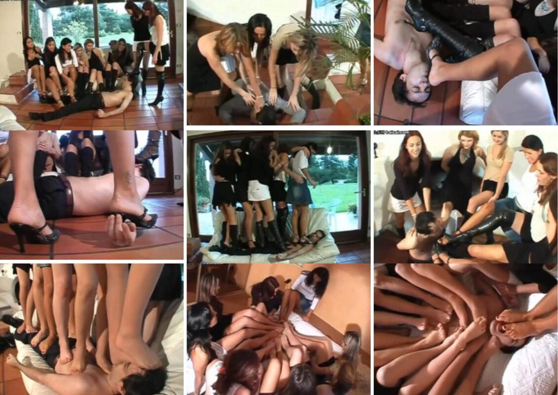 Cucci | Violent group trampling of beautiful feet