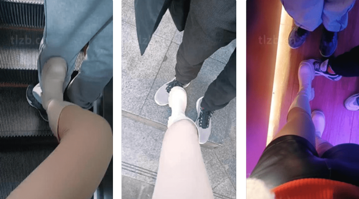 乐爷S | 地铁上长靴戏耍路人 2