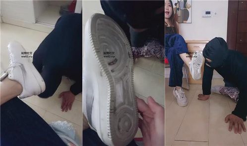美柠 | 近距离清理超脏小白鞋 1 メイニン超汚れた白い靴のクローズアップクリーニング