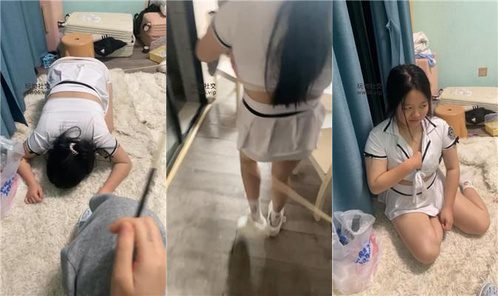 白兔 | 闺蜜磕头求虐 1 白うさぎ彼女が卑屈になって虐待を要求
