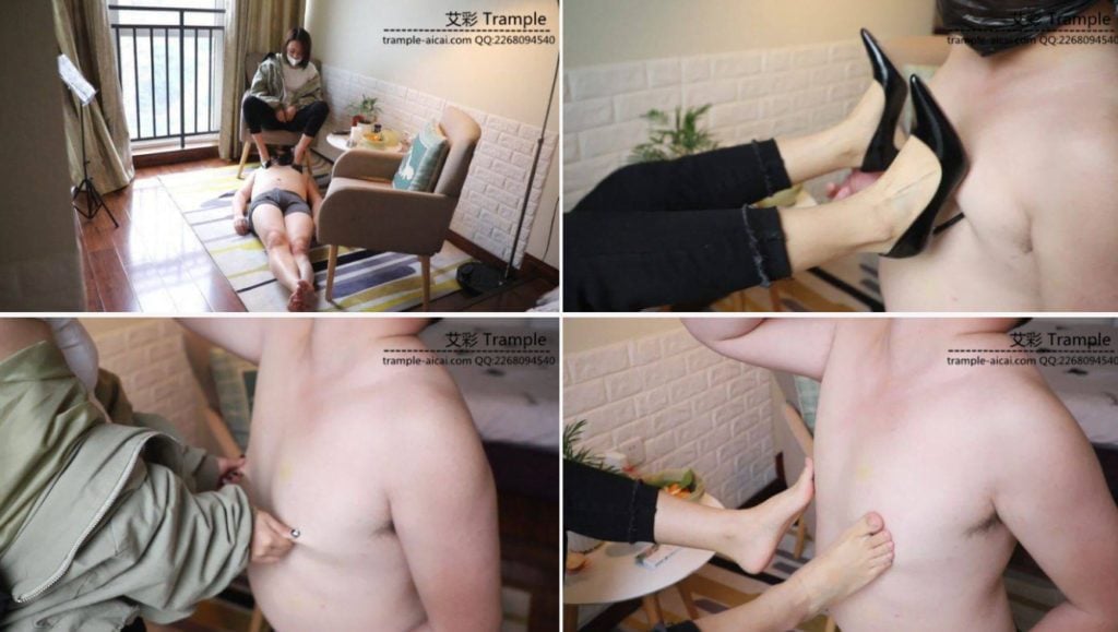 Saint S | High heels trample deep throat and torture slaves