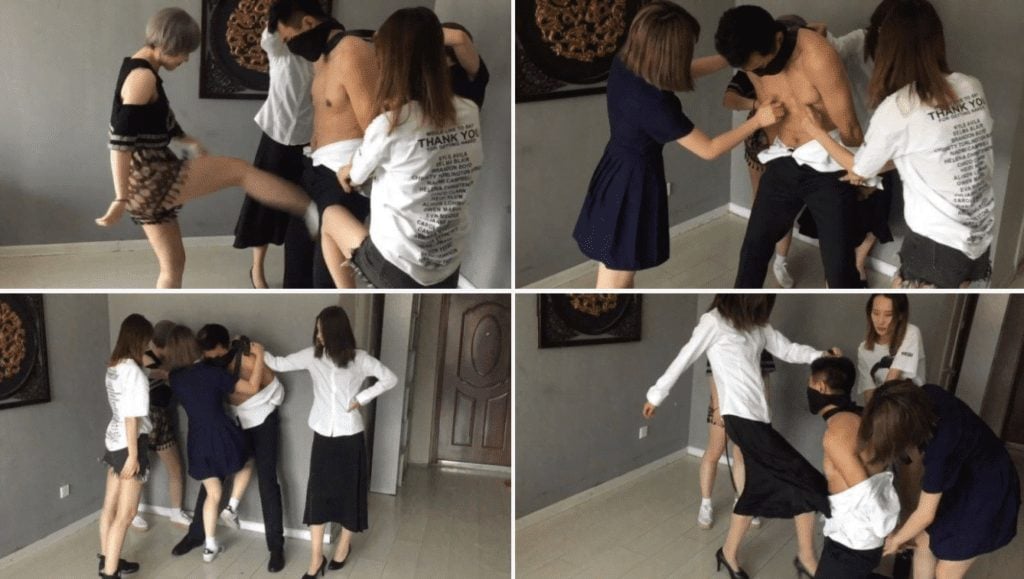 Egg-breaking Girl | 4S group abuse peak-beautiful teacher and female students defeat the perverted training director together