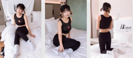 袜啵啵| 059期 砂糖-AJ板鞋、白棉袜、裸足(带视频)[142P+1V/6.72G]