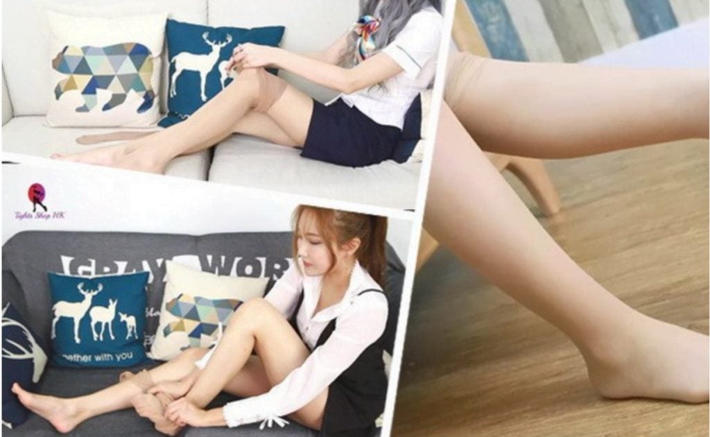 Tights Shop HK| 穿脱丝袜评测视频作品合集