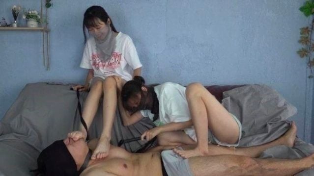 Domestic female lead double training barefoot black cotton socks