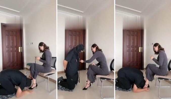 Yanyi | High heels trample whip humiliate bitch