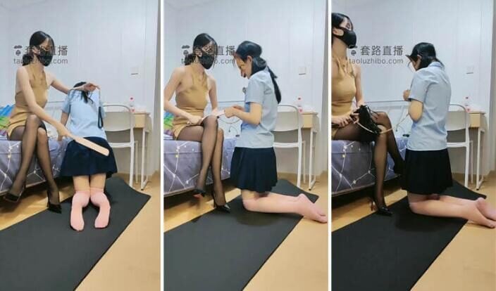 暴力美学|黑丝家教惩罚女学生