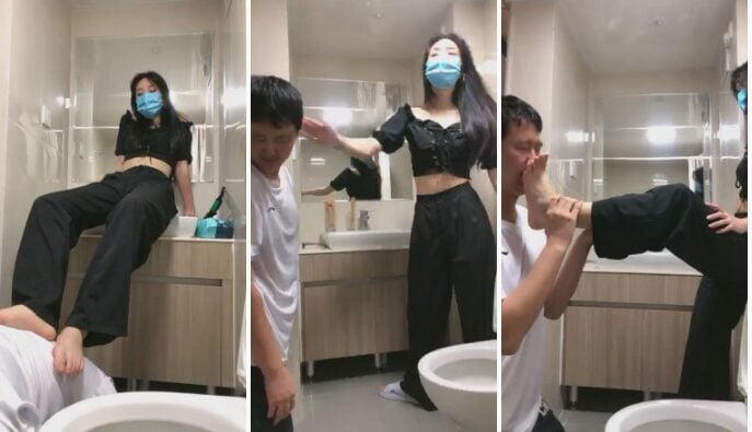 CICI|女王がバスルームで配管工を誘惑する過程