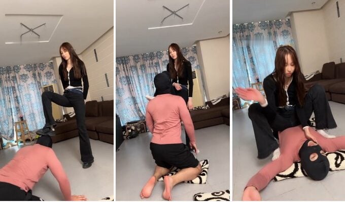 二宝|高跟鞋舞中漫步调教贱狗-视频截图