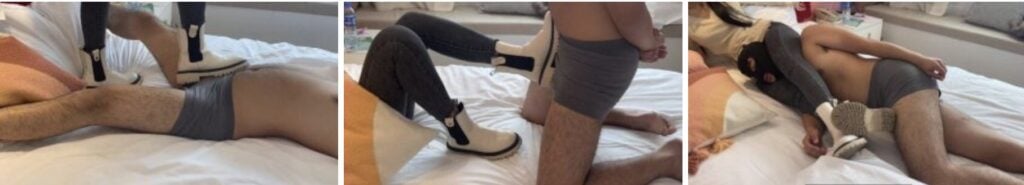 「Nanasheng|Martin boots legs twisted and tortured crotch stepping Martin boots training video download