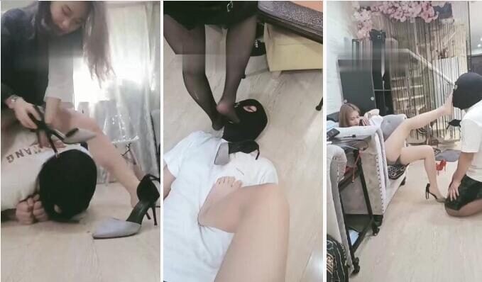 红杉|黑丝袜美甲小妹圈养日记
