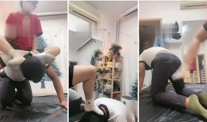 鹿梦兮|卑微家奴伺候臭白袜女王