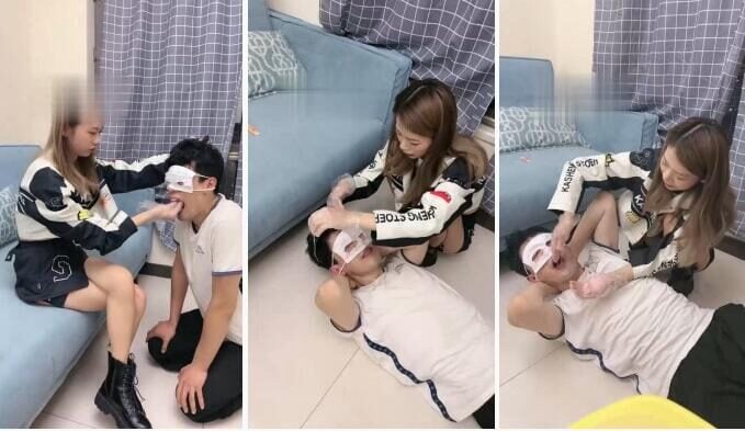 桜木花嬌|レーシングスーツの女王が犬奴隷をディープスロート
