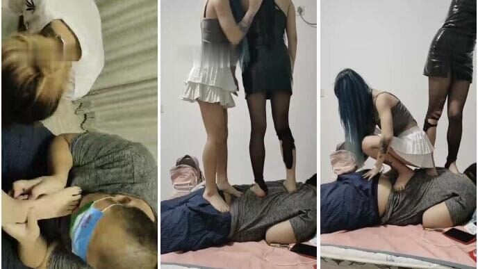 An Ruo|Teaching a cheap couple slave with my sister