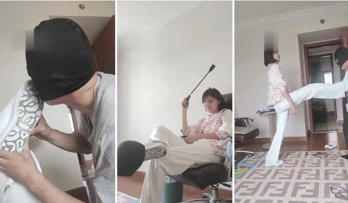 孤野|反绑贱狗SP重度耳光