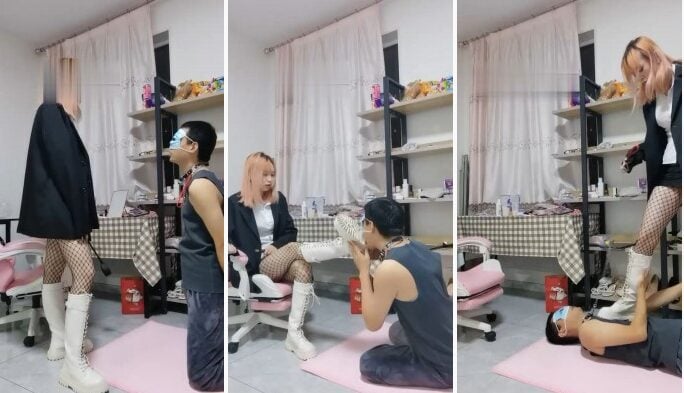 初处|精神小妹长靴网袜虐杀-视频截图