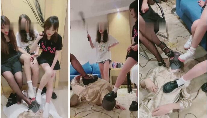 提莫|空乘女S恋足调教体验