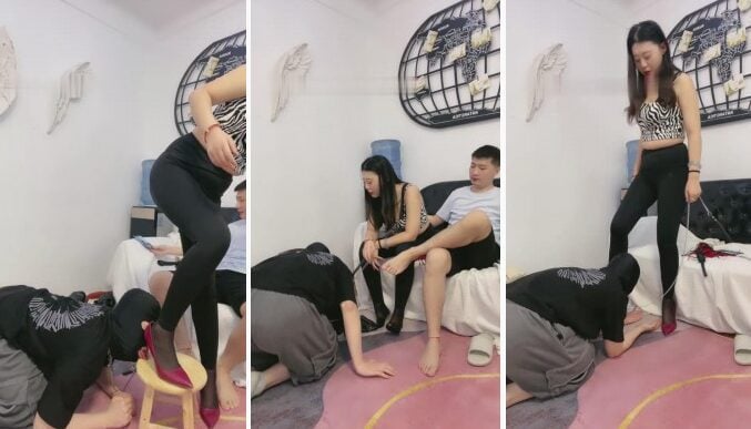 伊兮夫妻|夫妻主羞辱绿帽求虐奴