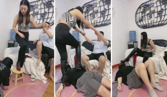 伊兮夫妻|夫妻主羞辱绿帽求虐奴-视频截图