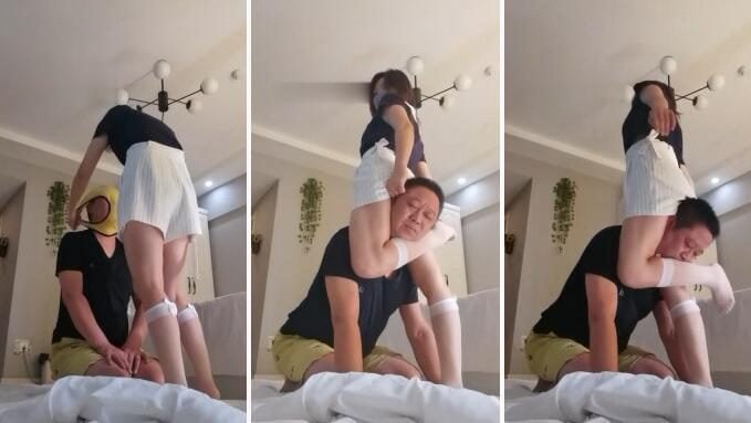 奶欲S|学生主白丝腿绞原味内裤诱惑