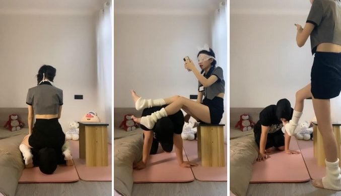 小月神|堆堆袜深喉坐垫