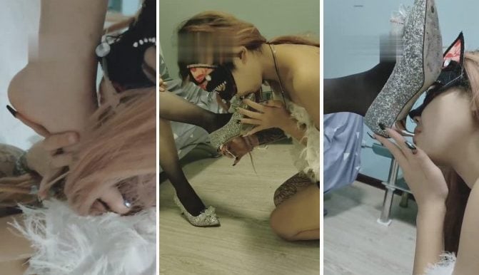 安若|原味脚脏鞋羞辱母狗