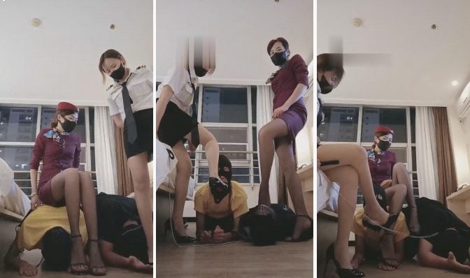 多多|双S空姐骑马丝袜踩踏
