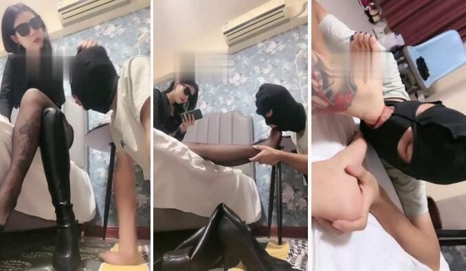 初见|长靴黑丝恋足专场