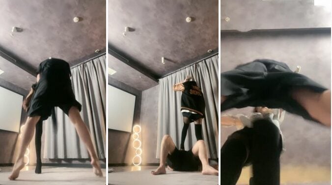 禾HE | 御姐高跟长靴重度踢裆-视频截图