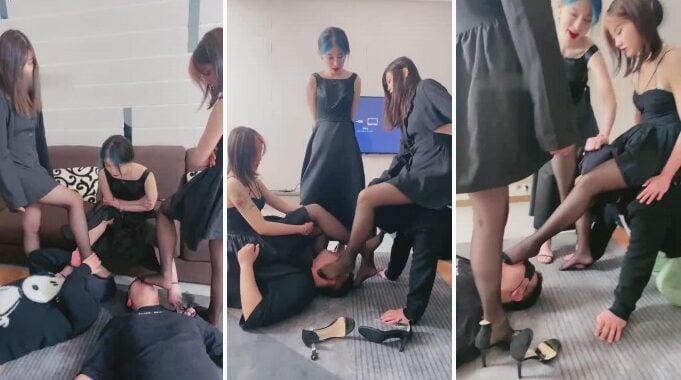 领主老大 | 三位美女模特暴力虐杀