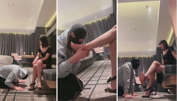 简一 | 网红模特大长腿肉丝诱惑狗