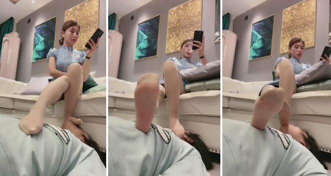 沈阳妮可 | 丝袜车模的人肉脚垫