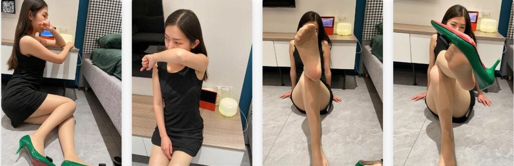 ISS尤物|No.007 SK skangel高弹双面加档连裤袜-视频截图