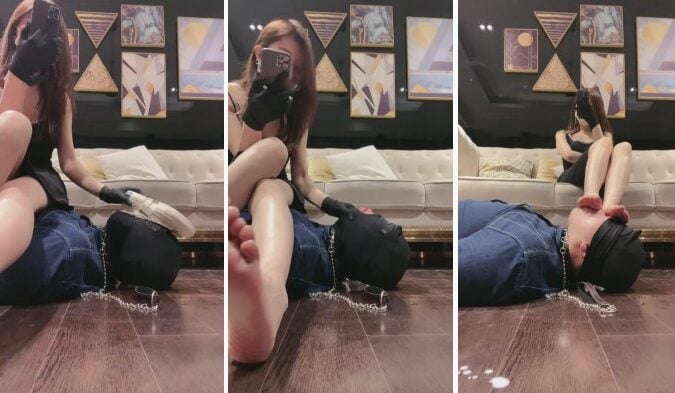 美美子S | 大长腿车模美腿诱惑做狗