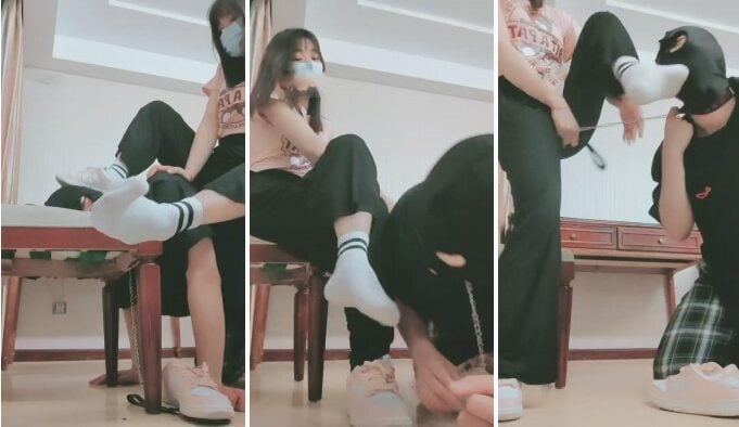 Nicole | Original white socks suppress humiliation after physical education class