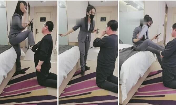 Alice女王 | 白领耳光专场抽贱狗-视频截图