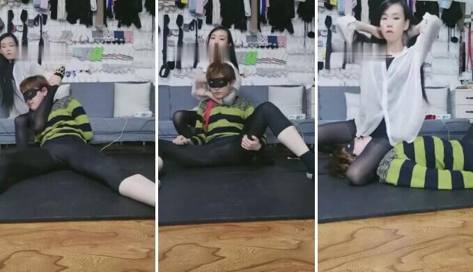 Aorou | Legs twisted, neck clamped, neck pinched, belt strangled