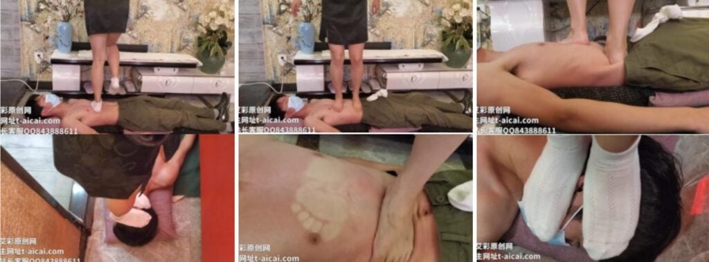 橘子粥 | 白袜踩肚子-视频截图
