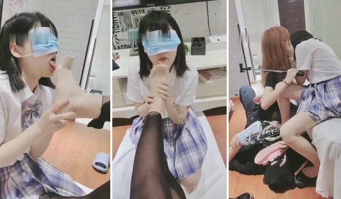 安若|可愛い奴隷少女を連れてきて足裏を辱める