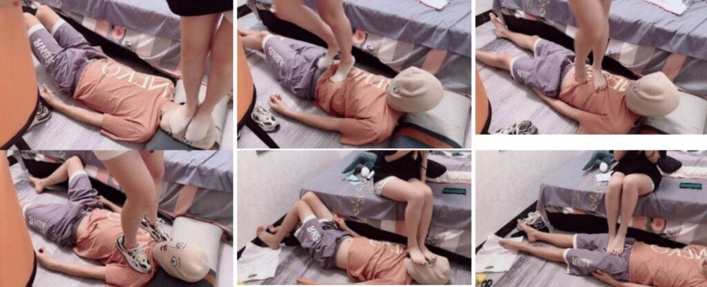 「是车车啊|运动后的臭船袜踩踏