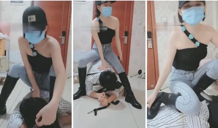 玉姬 | 重度踩踏皮鞭场