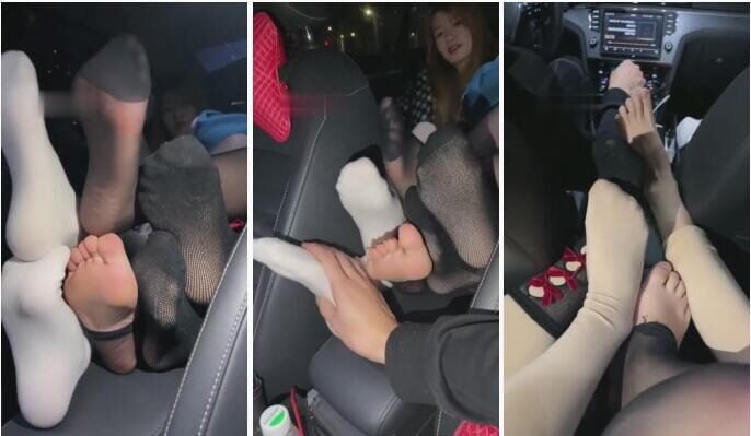 It's Xinbao | 3S amateur caught Didi driver licking feet on the way home