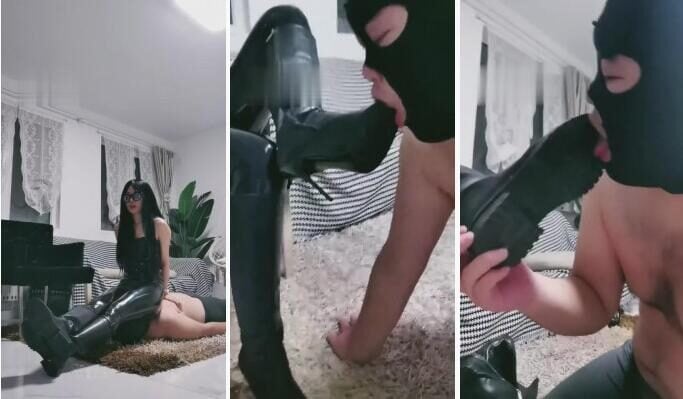 叶子天津 | 庄严裤里丝长靴女主刑虐狗-视频截图