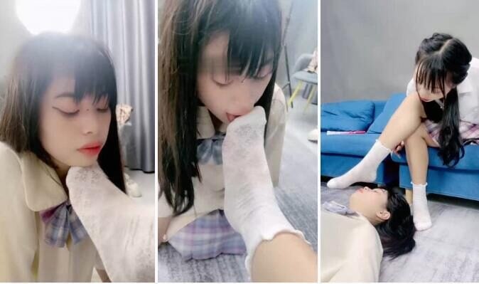 白茶|开发女同桌做白袜恋足狗