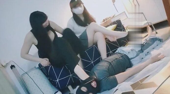 严曦老师|带上性感素人闺蜜调狗