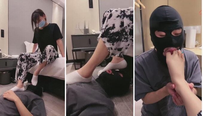 丹祖宗|女王小白鞋船袜羞辱奶狗