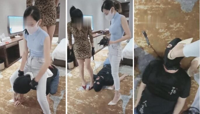 多多|双S高跟骑马踩踏虐狗