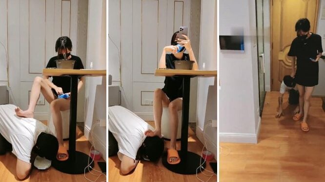 Aesthetics of violence | Captive M serving daily life